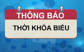 Thời khóa biểu